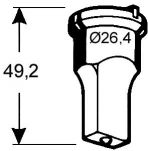 Rechteckstempel Nr. 4 - 8,0 x 24,0 mm