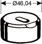Langloch-Winkelstahlmatrize längs - 7,2 x 26,7 mm