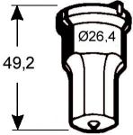 Drehriegelstempel Nr. 4 - Ø 22,2 x 20,3 mm