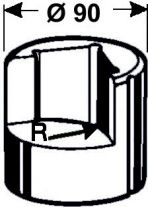 Eckenabrundmatrize Nr. 6 - Radius 30 mm