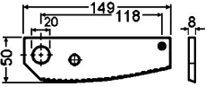 Obermesser Handhebelscheren
