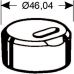 Langloch-Winkelstahlmatrize quer - 13,7 x 26,7 mm