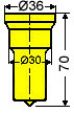 Langlochstempel Nr. 52 - 6,5 x 25,0 mm