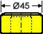 Langlochmatrize Nr. 38 - 9,0 x 21,0 mm